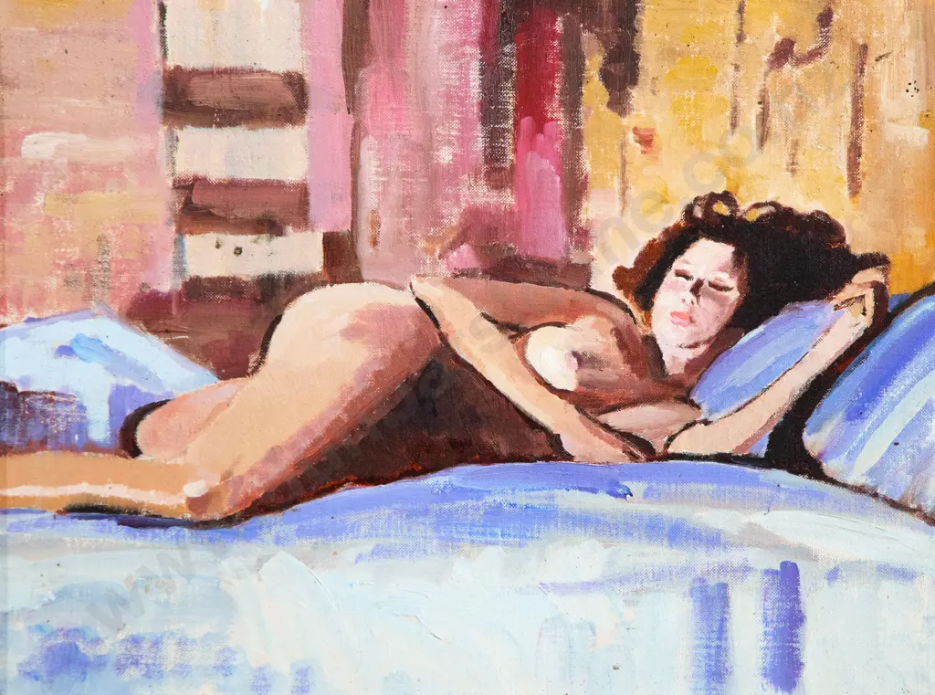 R B Watson - Reclining Female Nude Image 1++