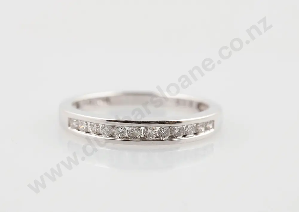 14ct White Gold Diamond Dress Ring Image 1++