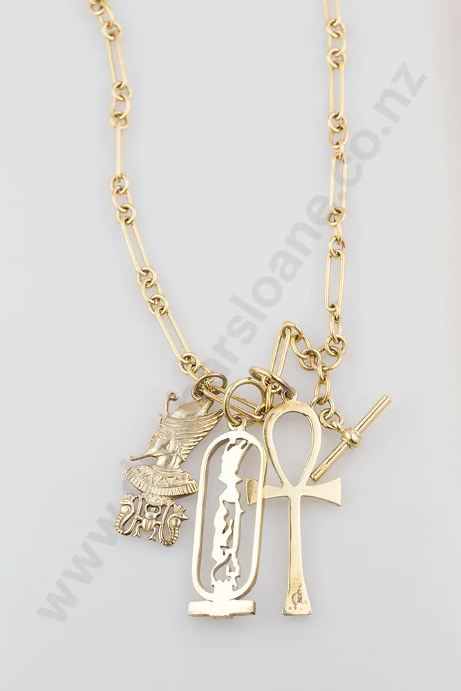 S/S Gold Plated Albert Chain Image 1++