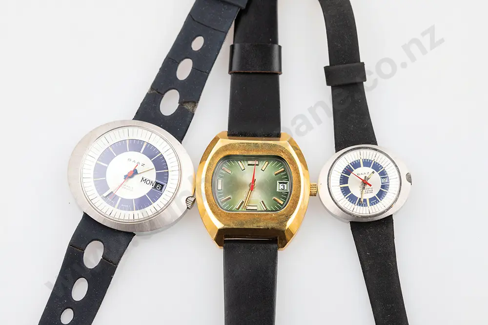 c1970's Baz Gents & Ladies Wrist Watches (3) Image 1++