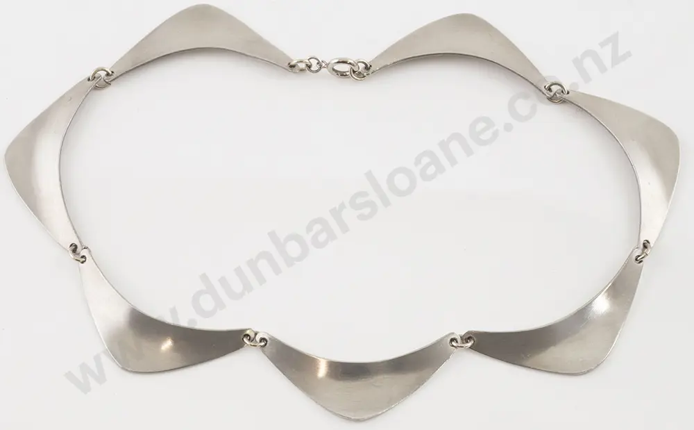 Jorgen Jensen Pewter No. 129 Necklet Image 1++