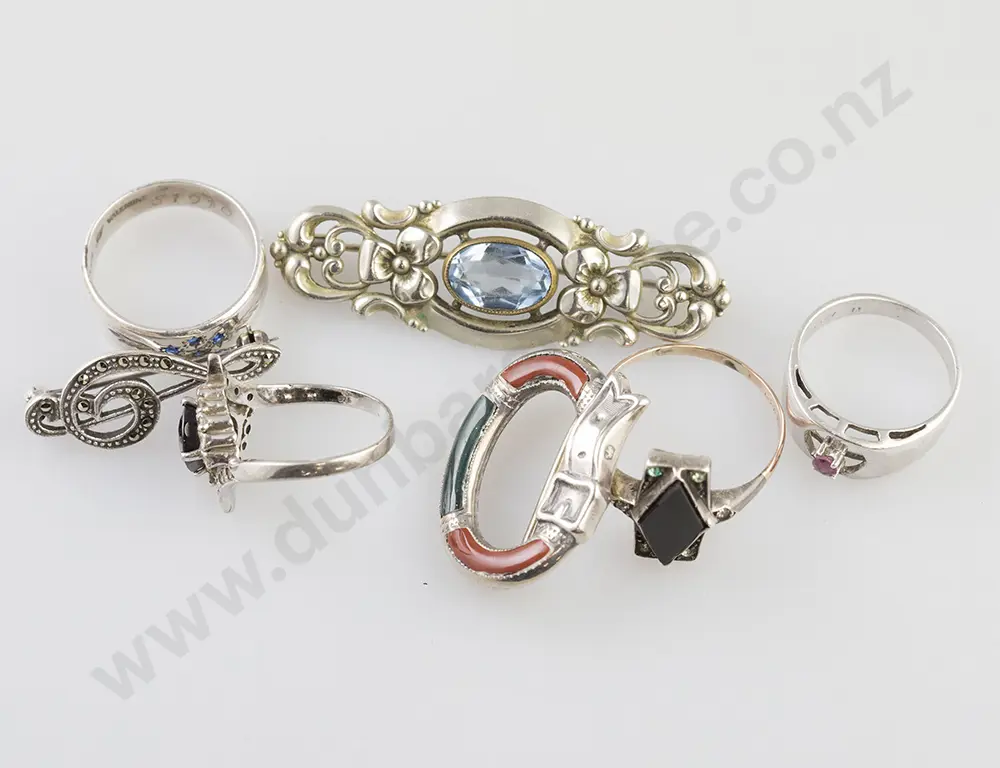 Selection Various Silver Jewellery Image 1++