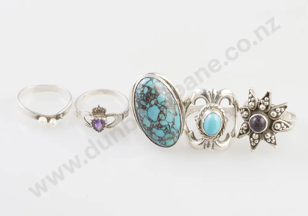 Selection Various Silver Jewellery Image 1++