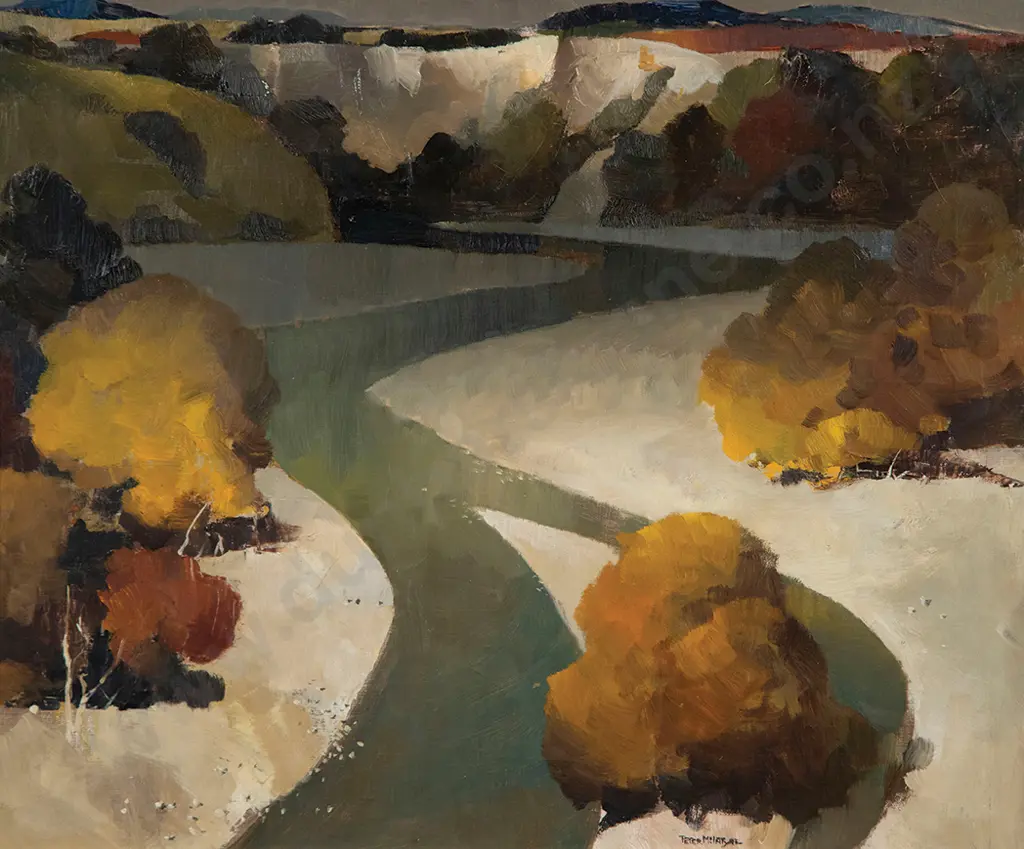 Peter McIntyre - Rangitiki River Image 1++
