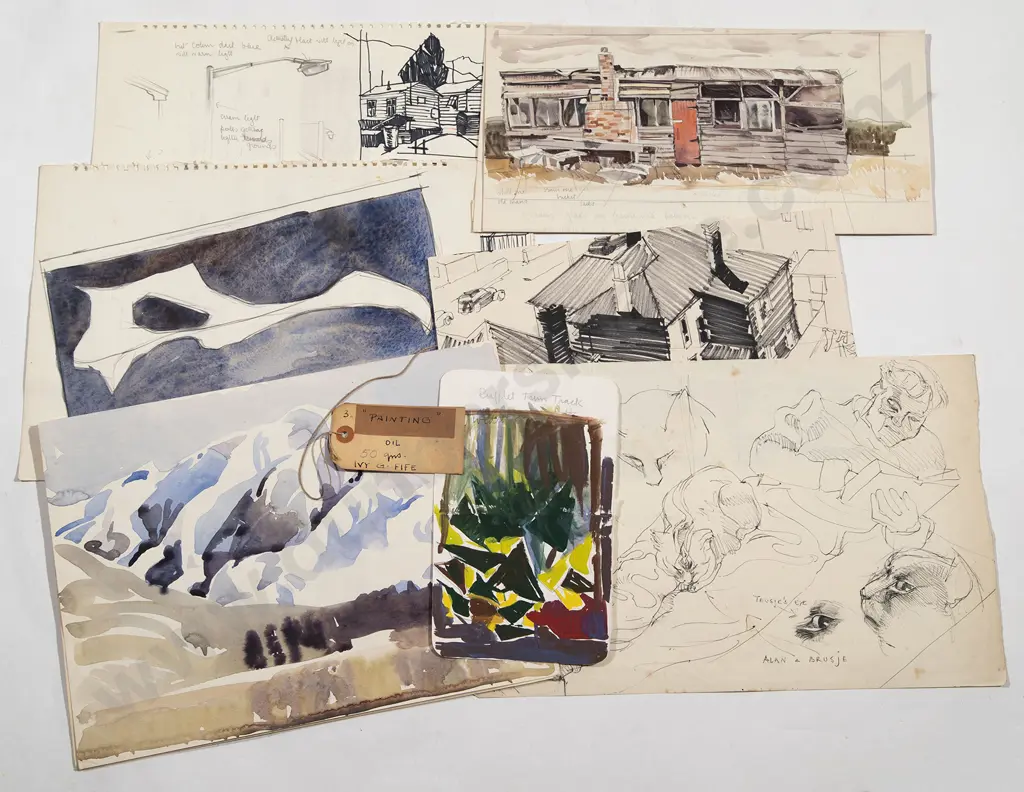 Ivy Fife - Selection of loose drawings, sketches etc Image 1++