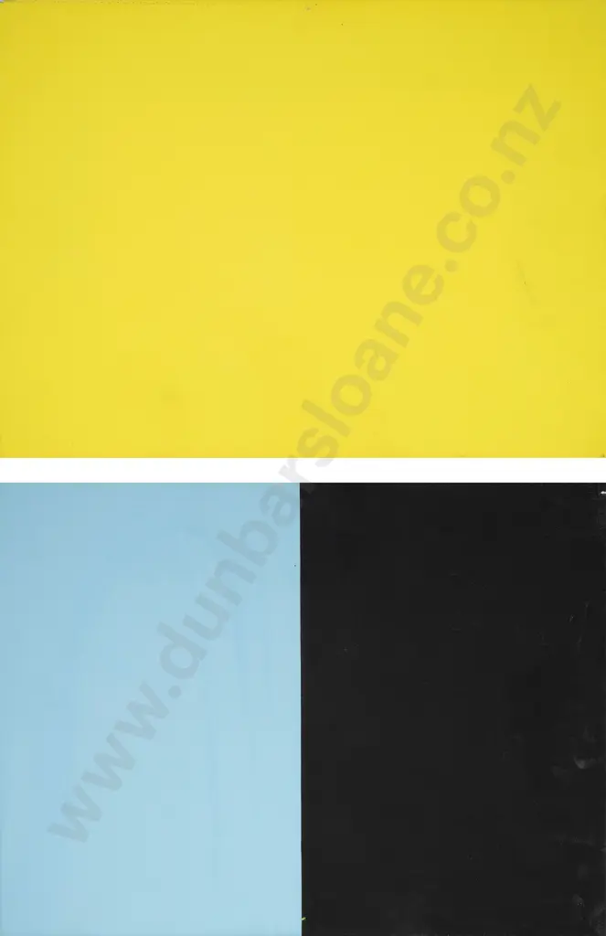 Simon Morris - Black Blue & Yellow Abstract Image 1++