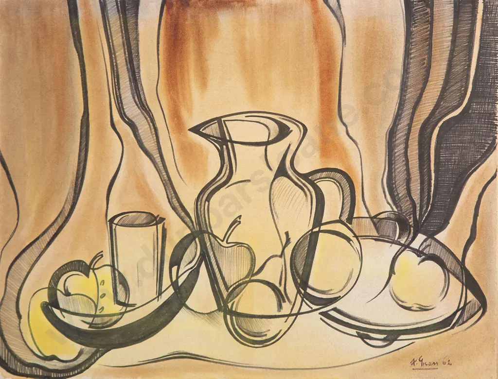 Frank Gross - Cubist Still Life Image 1++