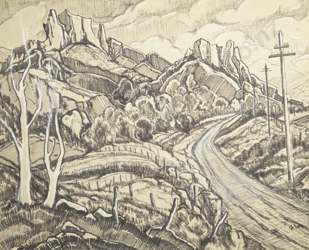 Frank Gross - Lighthouse Road, Akaroa Image 1++