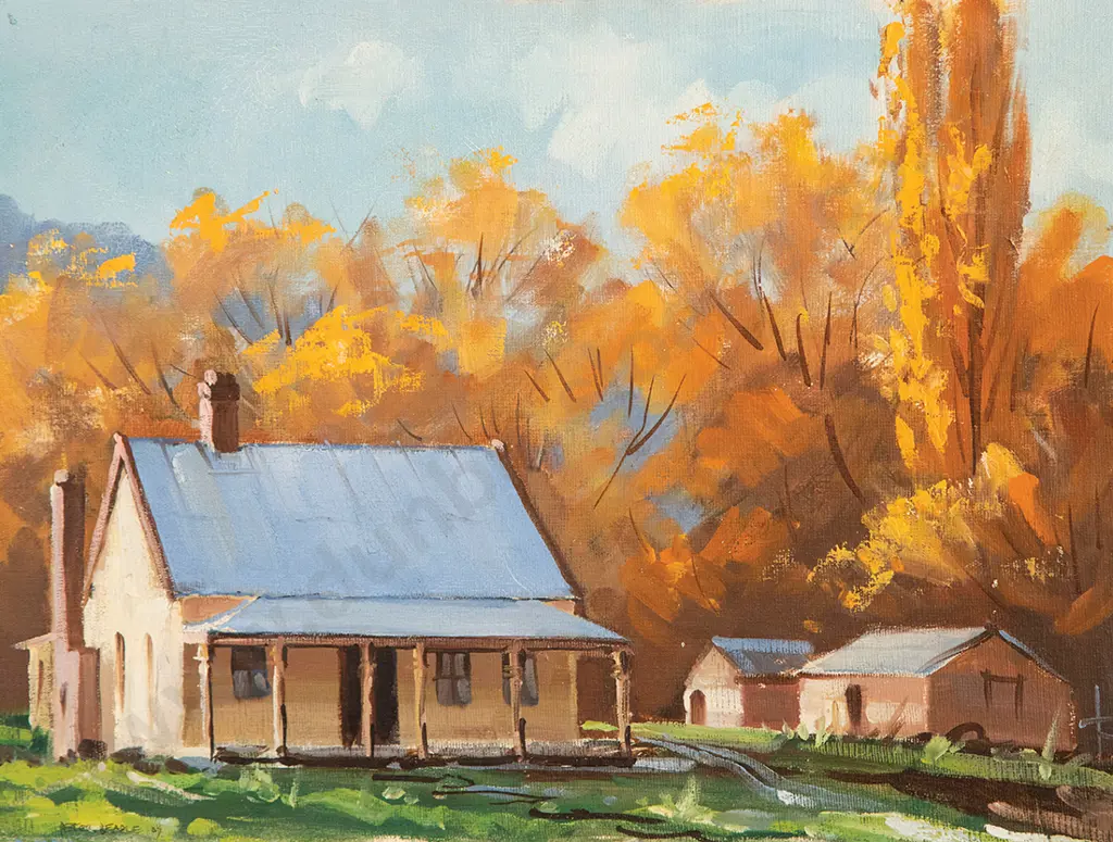 Peter Beadle - The Old Cottage, Near Arrowtown Image 1++