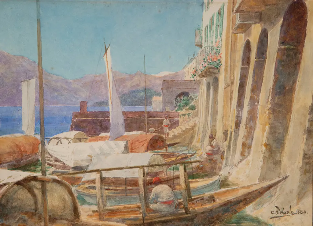 C N Worsley - The Boat Harbour Image 1++