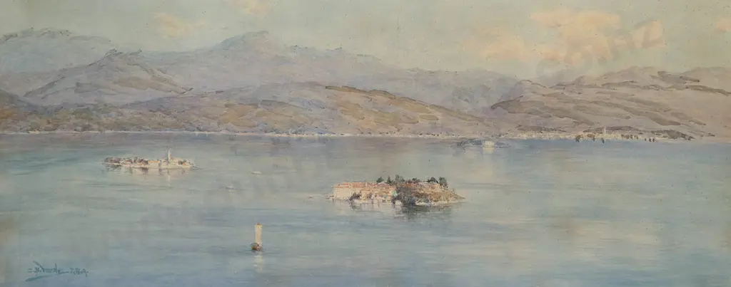 C N Worsley - The Borromean Islands & Pallanza, Lago Maggiore Image 1++