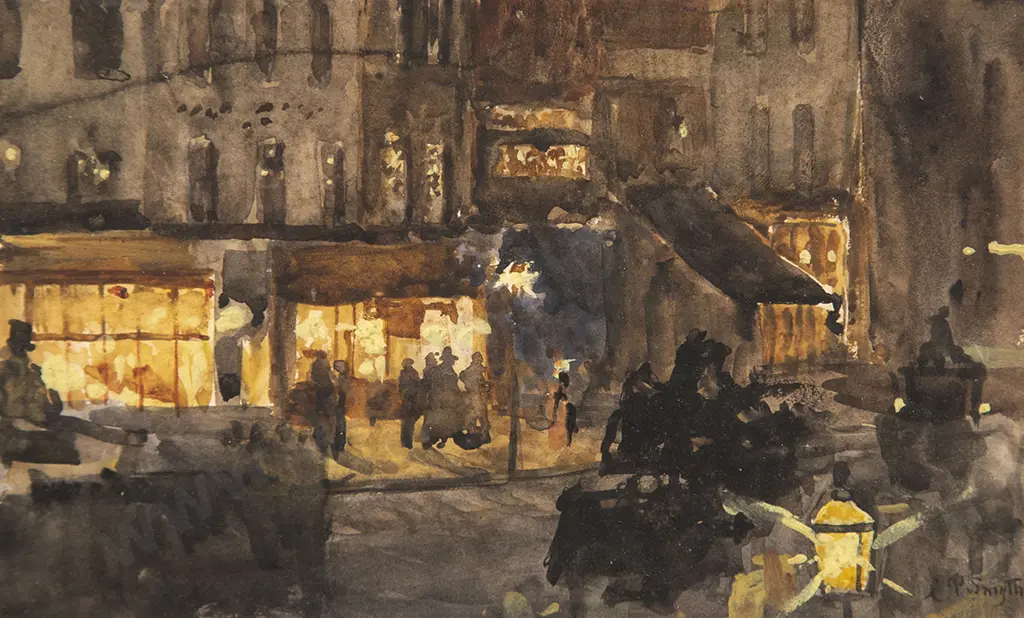 Lionel Percy Smythe - Victorian Street Scene Image 1++