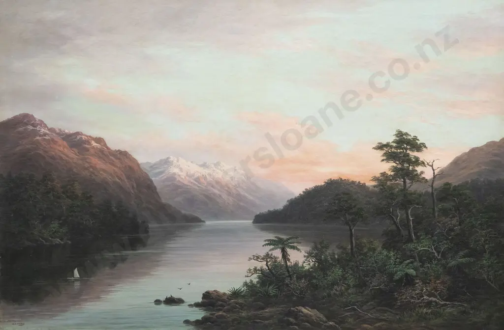 W G Baker - Lake Manapouri Image 1++