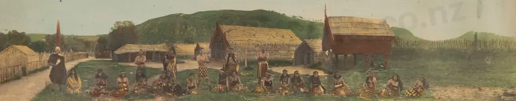 R P Moore - Poi & Haka Dancers, Rotorua Image 1++