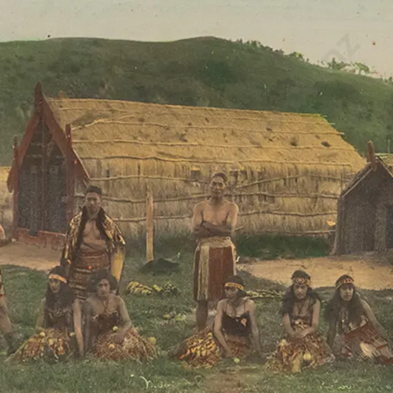 R P Moore - Poi & Haka Dancers, Rotorua