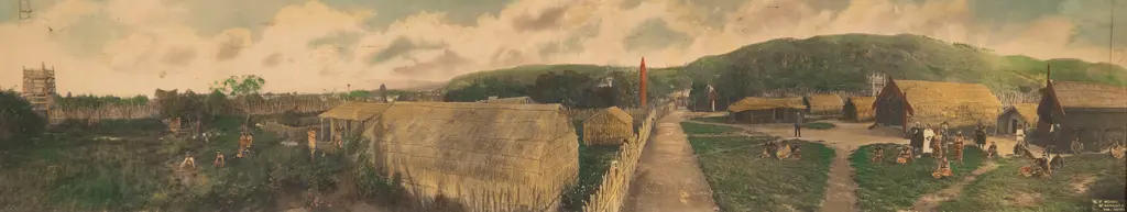 R P Moore - Native Village Whakarewarewa Image 1++