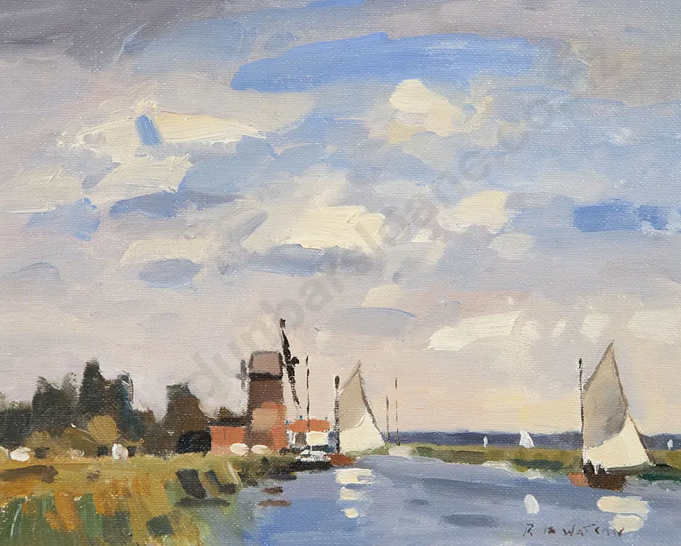 R B Watson - An April Day, Norfolk Image 1++