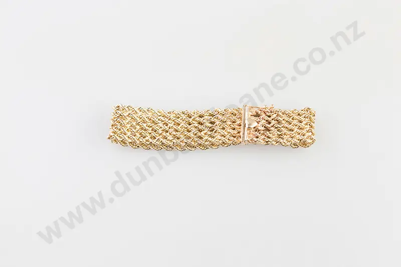 14ct Rope Twist Link Bracelet Image 1++