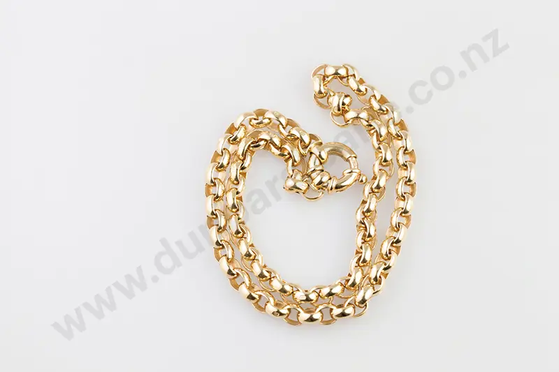 9ct Trace Link Necklace Image 1++