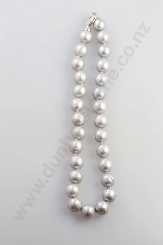 Single Strand Cultured South Sea Pearl Necklace Image 1++