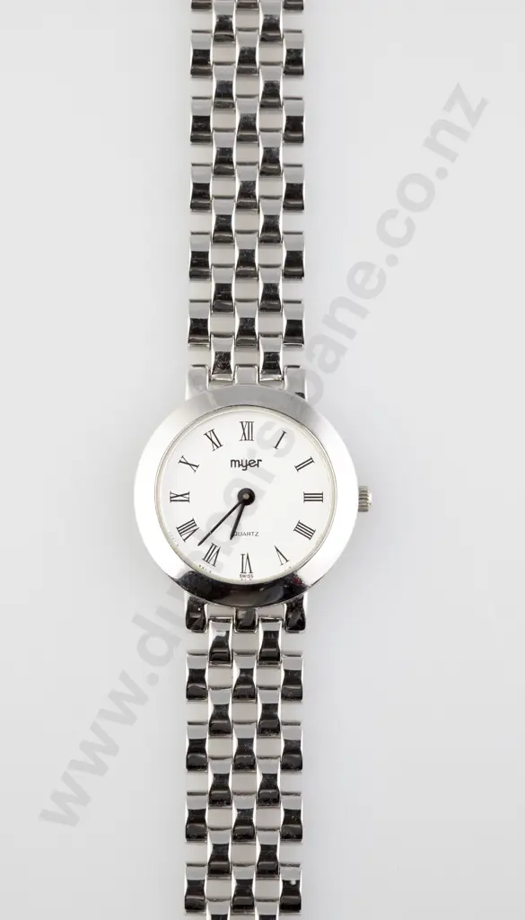 All 18ct White Gold Myer Ladies Wrist Watch Image 1++