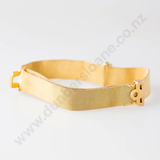 Early C20th Fine Mesh Strap Bracelet