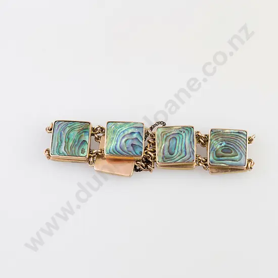 9ct Mounted Paua Bracelet