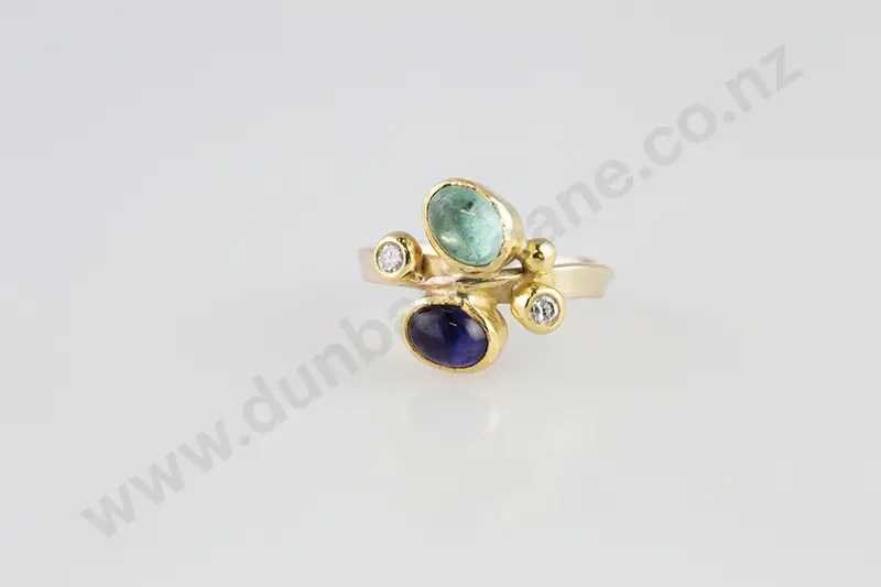 18ct Four Stone Tourmaline Image 1++