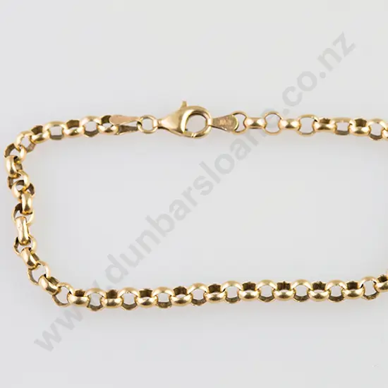 9ct Trace Link Bracelet