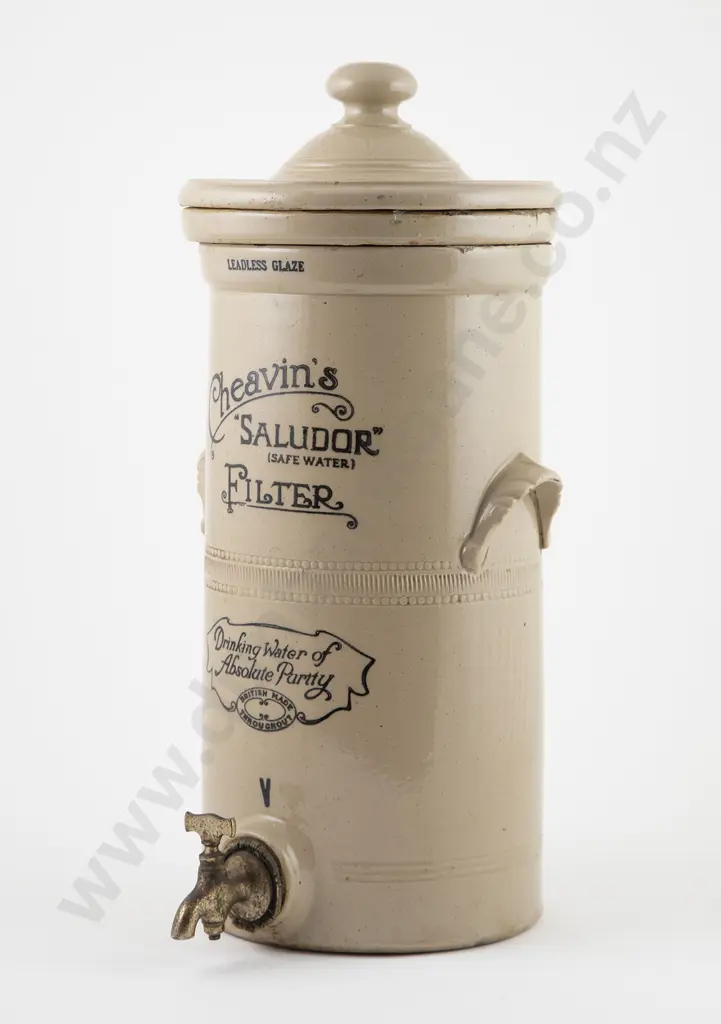 Late Victorian Stoneware Water Filter Image 1++