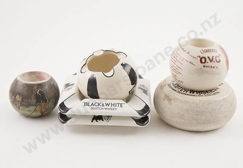 Collection Whisky & Other Advertising Vesta Strikers and Ashtrays (6) Image 1++