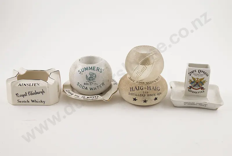 Collection Whisky & Other Advertising Vesta Strikers and Ashtrays (6) Image 1++