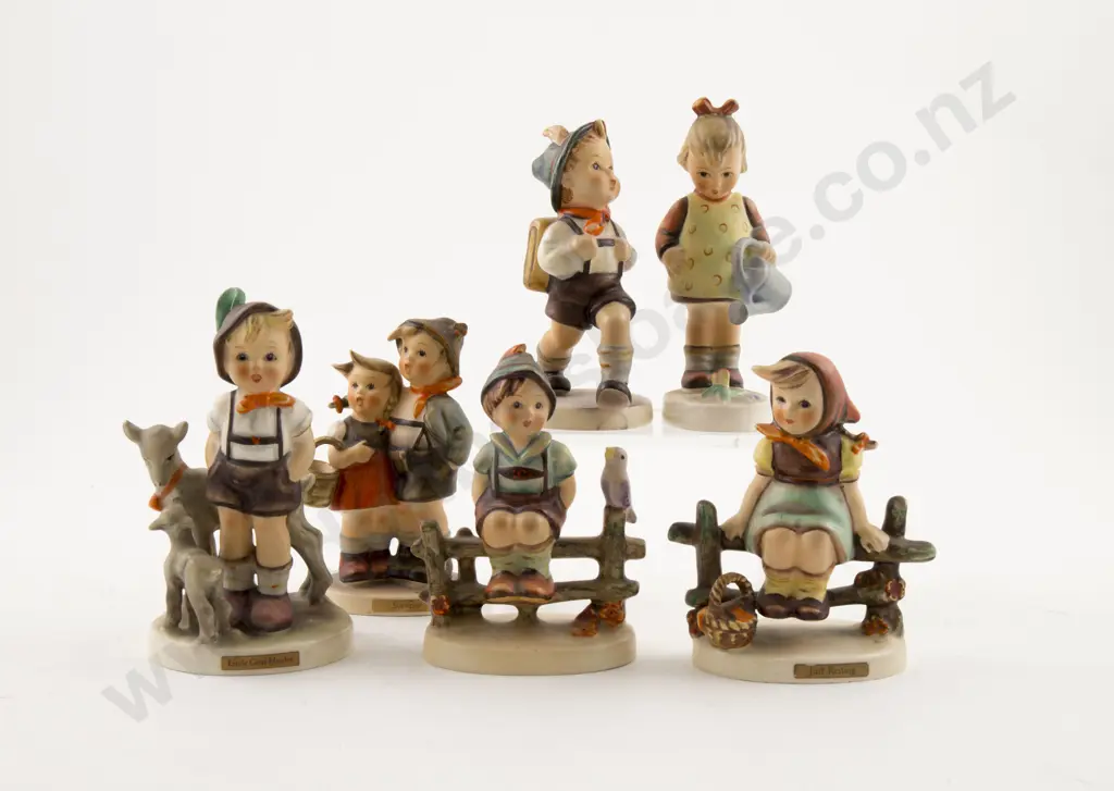 Collection of Six Goebel Hummel Figures Image 1++