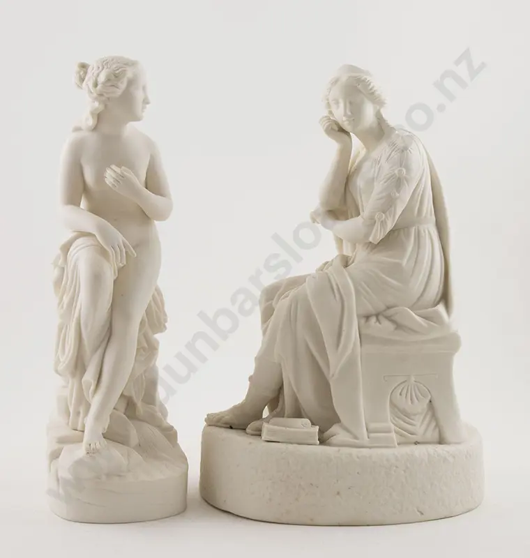 Two Late Victorian Parian Ware Figures Image 1++