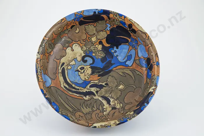 Bursley Ware Art Deco Table Centre Bowl "Amstel" design by Frederick Rhead Image 1++