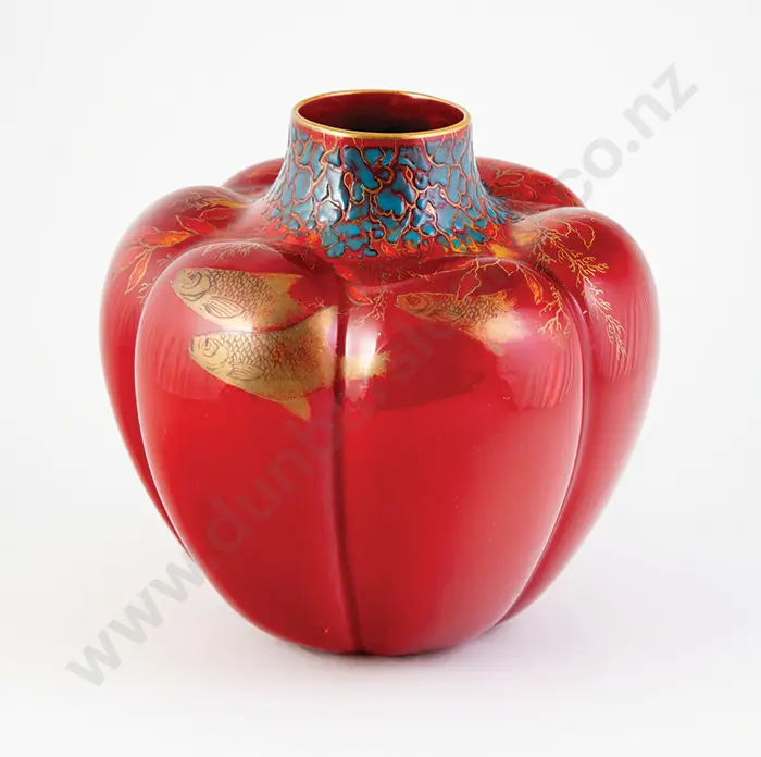 Royal Doulton Flambe Vase Image 1++