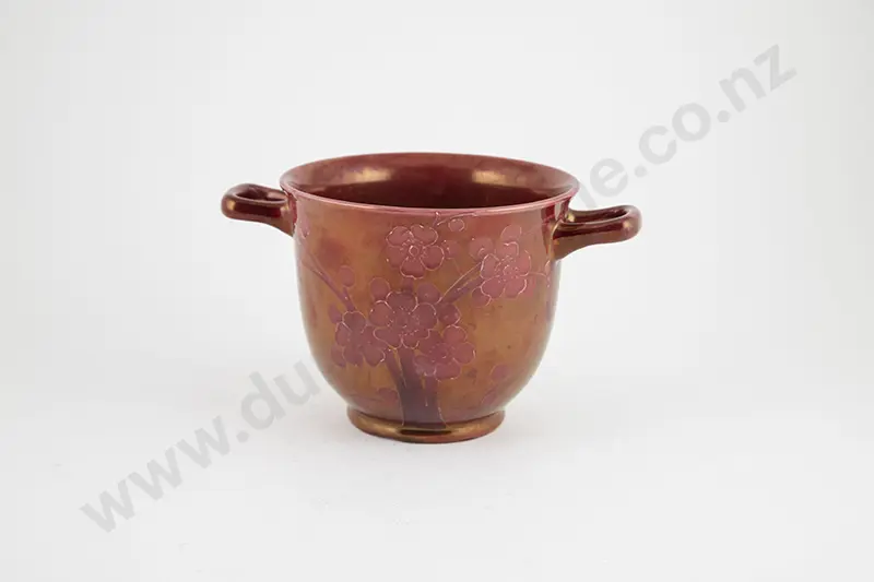 Moorcroft Flambe Handled Planter Image 1++