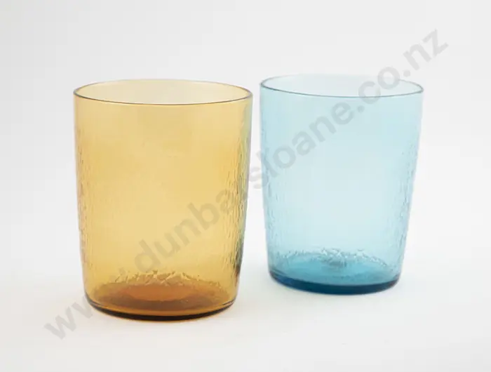 Two Whitefriars 'Bucket' Vases Image 1++
