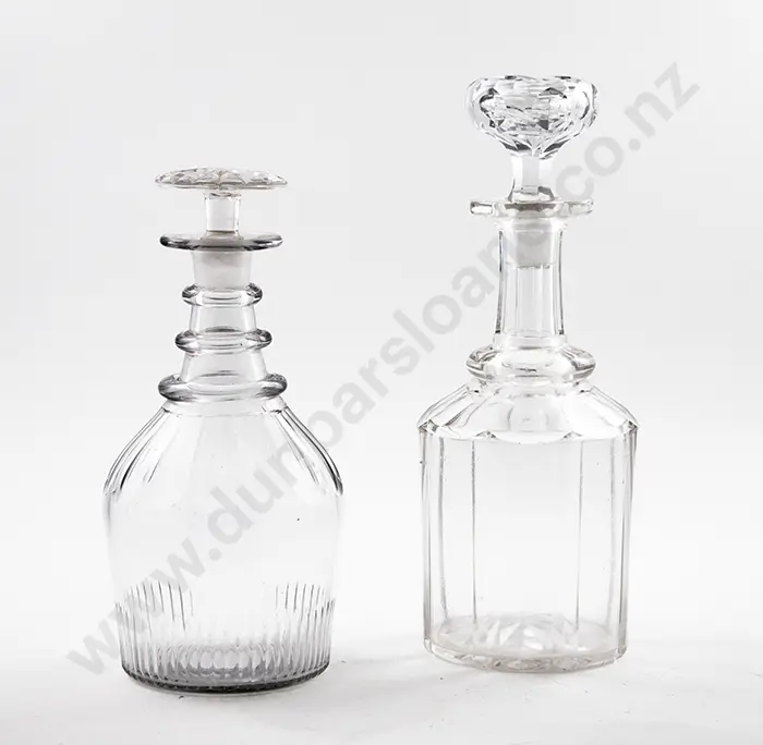 Two C19th Decanters Image 1++