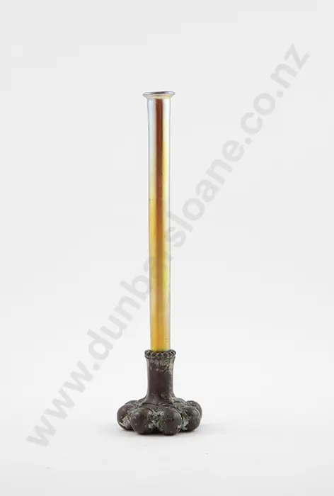 Early C20th Tiffany Lustre Specimen Phial Vase Image 1++
