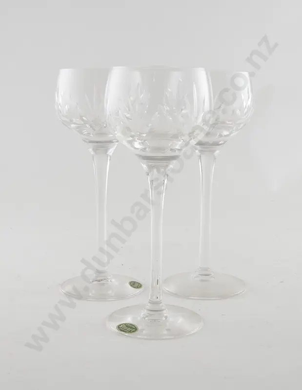 Set of 10 Stuart Crystal Long Stemmed Wine Goblets Image 1++