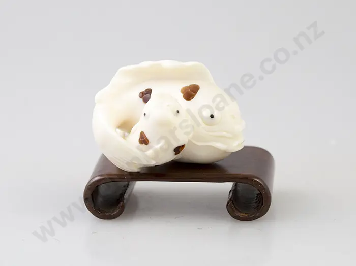 Signed Ivory Okimono Image 1++