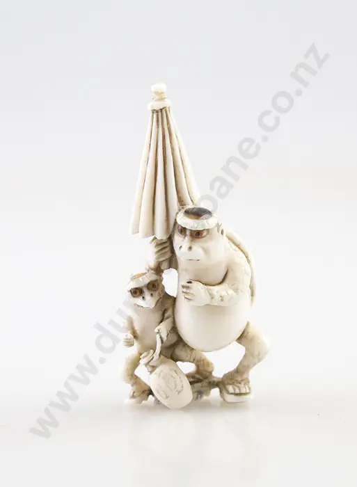 Signed Ivory Netsuke Image 1++