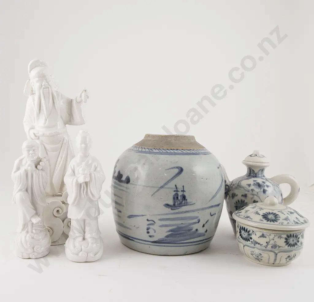 Collection of Blue and White and Blanc de Chine (6) Image 1++