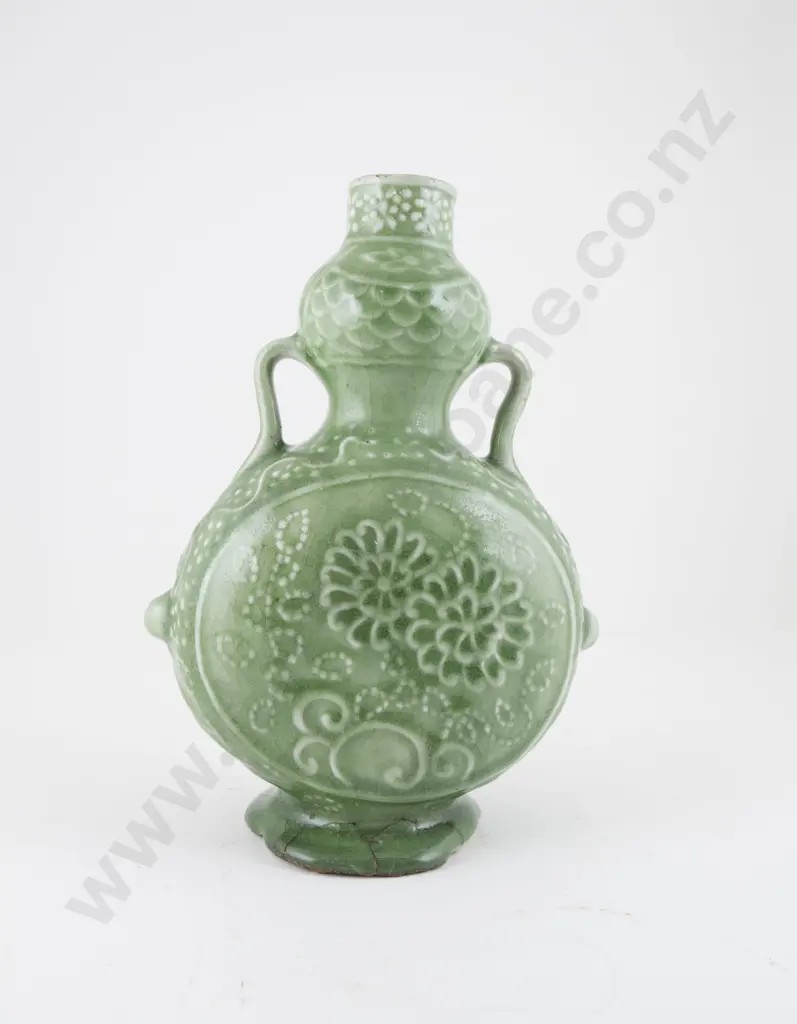 Double Gourd Type Pilgrim Vase Image 1++