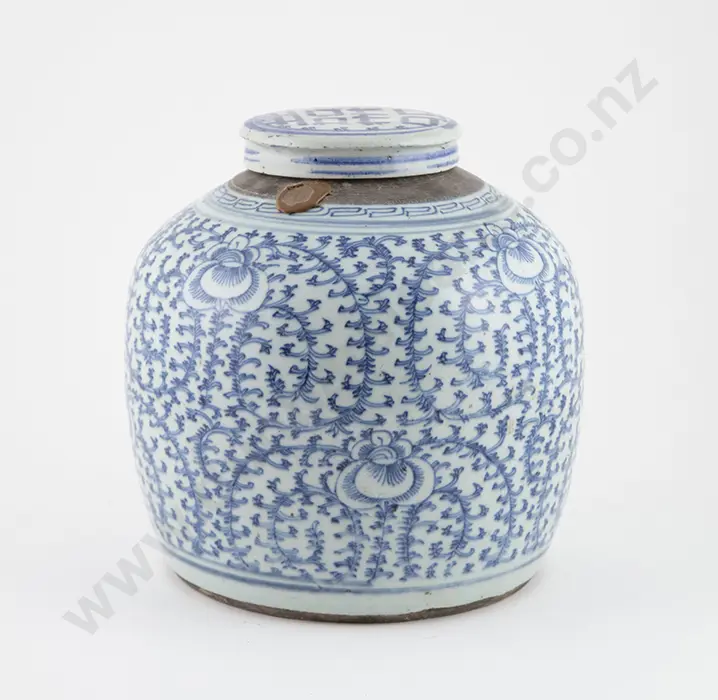 Provincial Ming Ginger Jar and Cover Image 1++