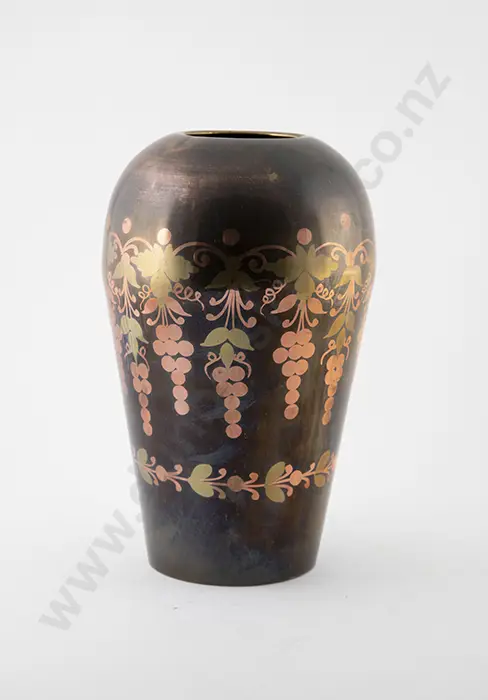 Rare French Art Deco Dinanderie Vase Image 1++