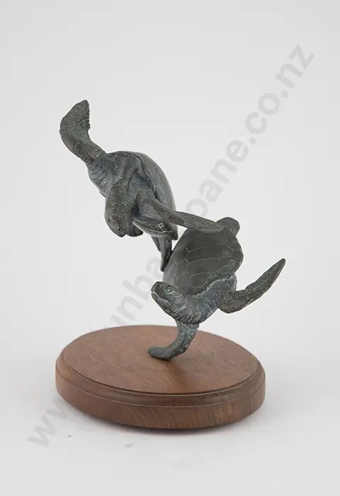 Tom Tischler Ltd Ed Bronze Sea Turtles Sculpture Image 1++