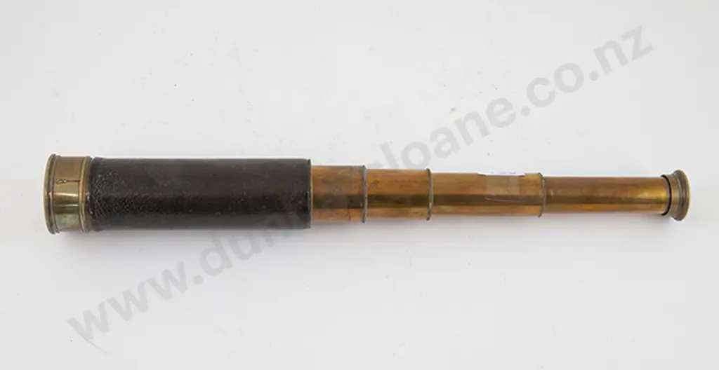 Brass 4 Draw Telescope By P Gargovy? Birmingham Image 1++