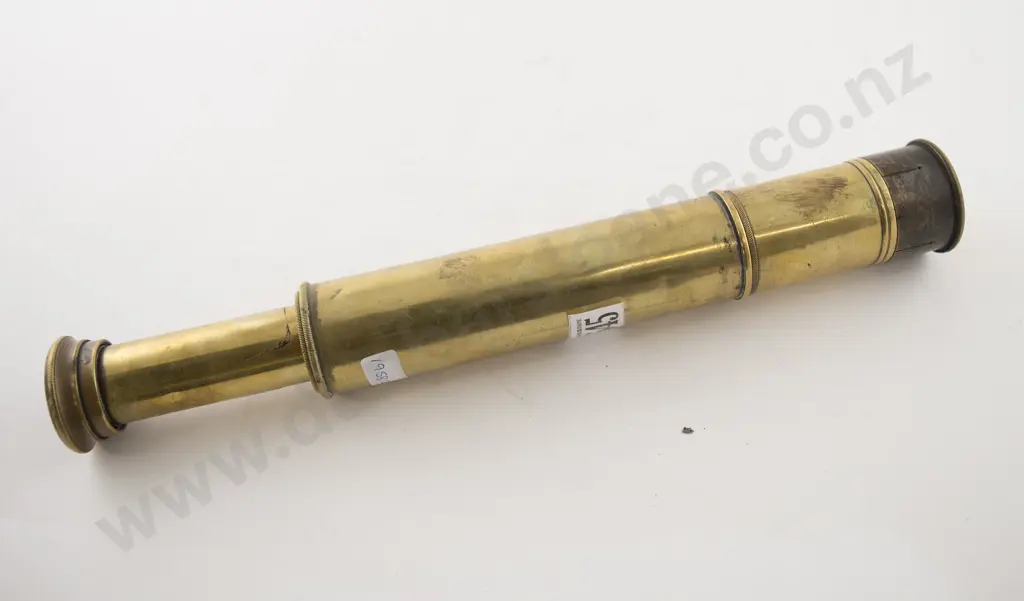 Enbeeco Comet M/C 20X 2 Draw Brass Telescope Image 1++